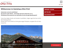 Tablet Screenshot of gaestehaus-kleinwalsertal.de